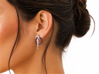 Orecchini Recarlo Donna in Oro Zaffiro 0.90 Ct AB 696/BZ - AB 696/BZ
